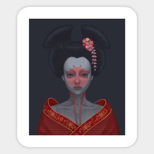 Geisha Sticker